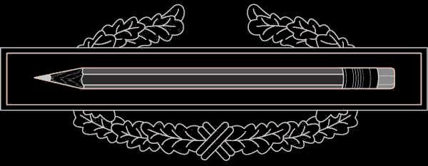 combat writing badge