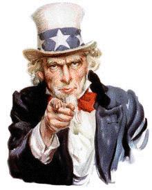 I Want You recruitment by
Uncle Sam