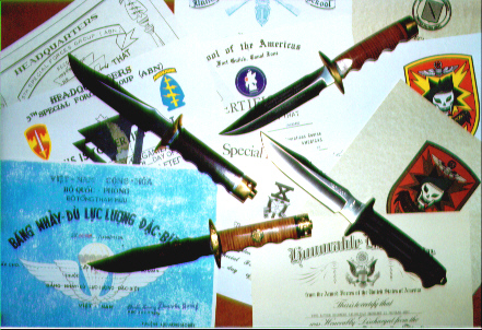 four excellent post-war versions of the
SOG bowie