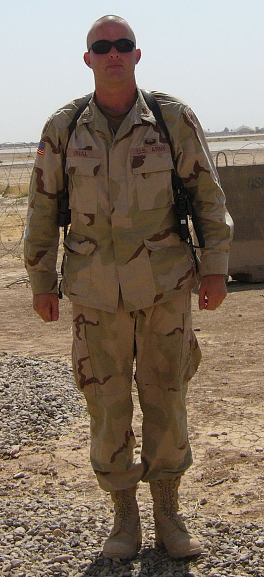 Chief Kelly Vinal in Mortaritaville
near Balad Iraq