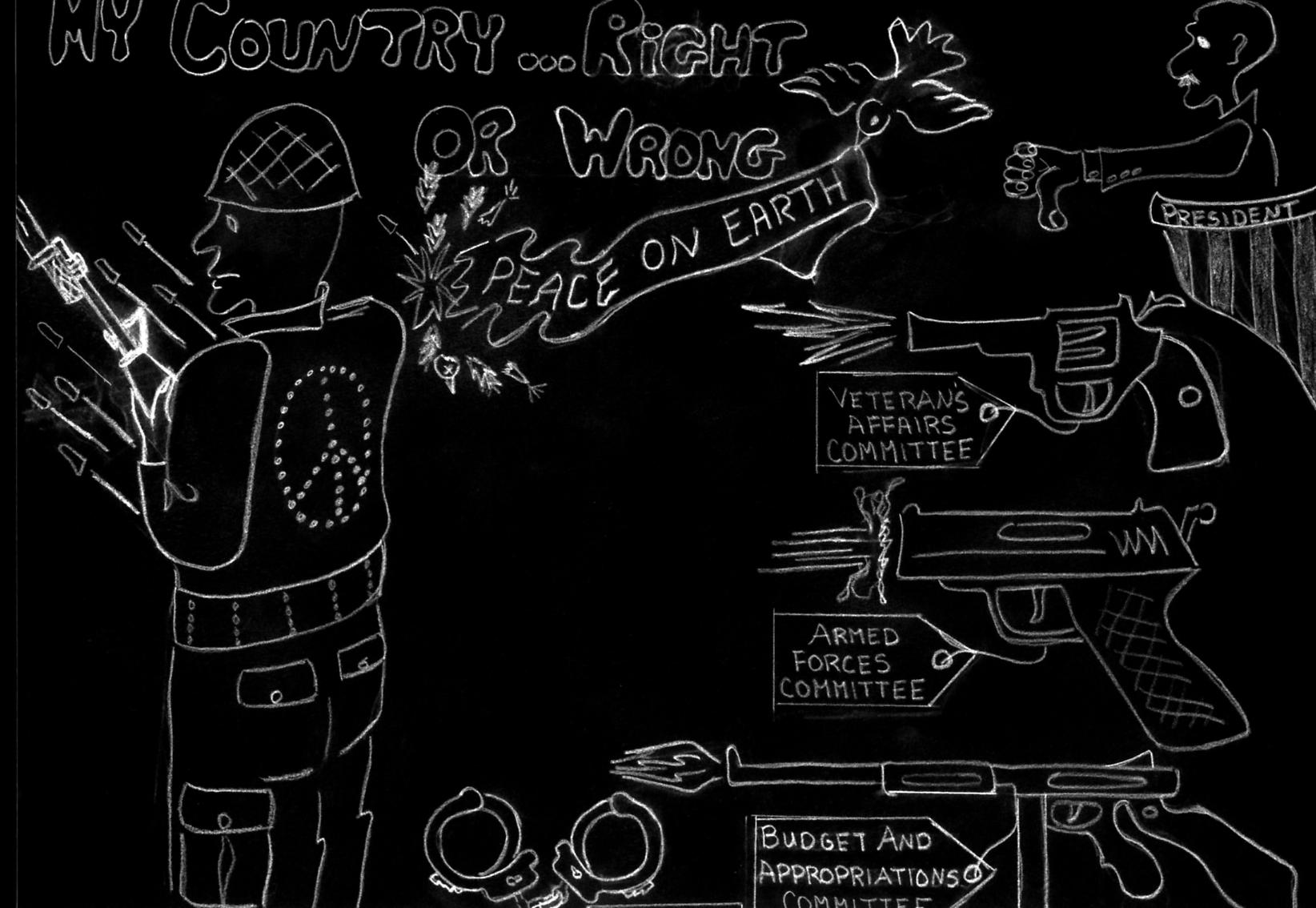 an illustration of a betrayed
soldier