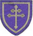 Cross of Lorraine depicted on
79th Infantry Division patch