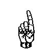 fingerspelled letter D