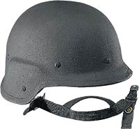 Fritz-style lightweight Kevlar
protective helmet