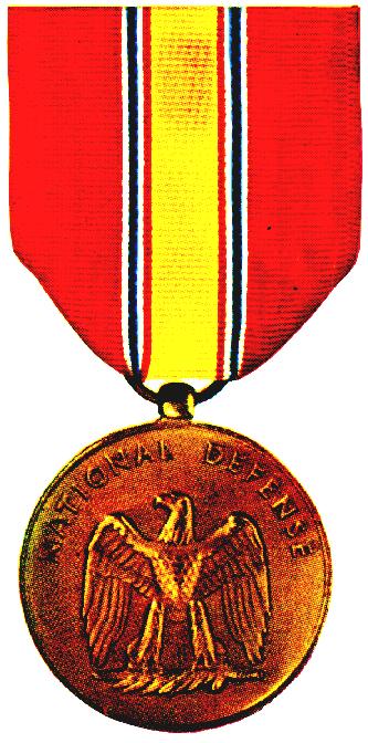 National Defense service
medal