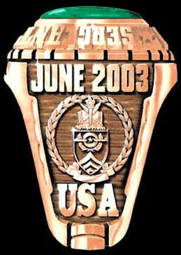class ring of Army Sergeants
Major Academy