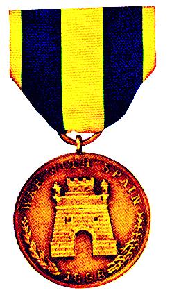 Spanish-American War service
medal