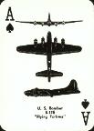 WWII aircraft spotter card
showing B-17E Flying Fortress