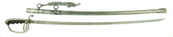 pre-WWII Army officer's sword
and scabbard