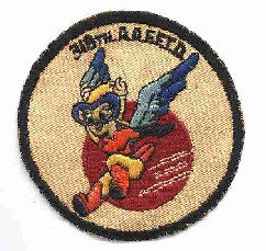 1943 Women Air Service Pilots
squadron patch featuring the Fifinella gremlin