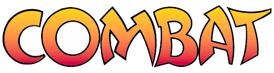 martial arts Combat magazine nameplate