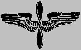 WWI winged propeller badge
serves as branch insignia for Aviation