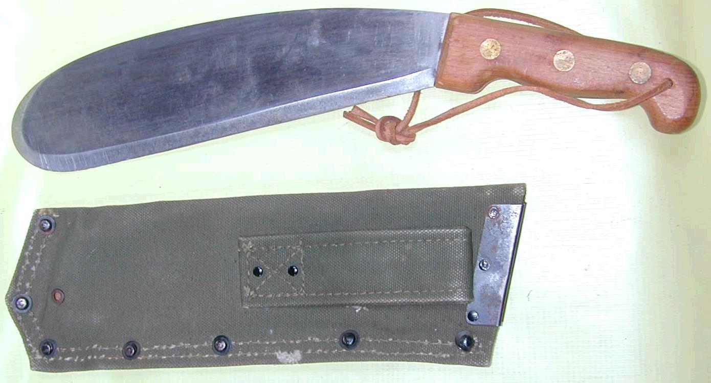 unmarked banana bolo issued
to Army SF