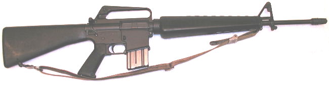 Vietnam-era M-16A1 assault rifle