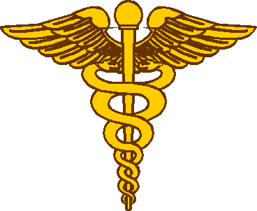 caduceus branch insignia of
U.S. Army Medical Corps