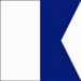 nautical signal flag Alfa