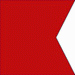 nautical signal flag Bravo