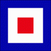 nautical signal flag Whiskey